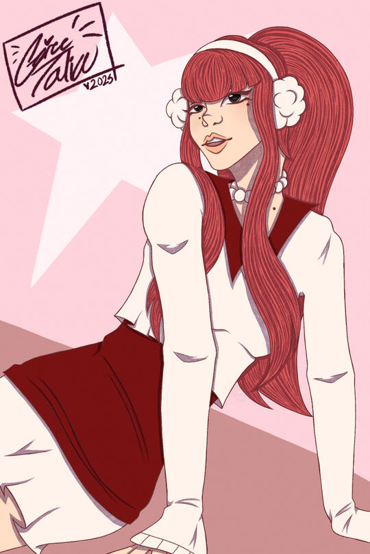 Artfight2025_Mabel by @FellowWhoIsYellow